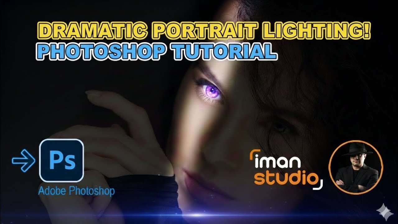 How to Create Pro Cinematic Lighting in Photoshop | Portrait Retouching Masterclass