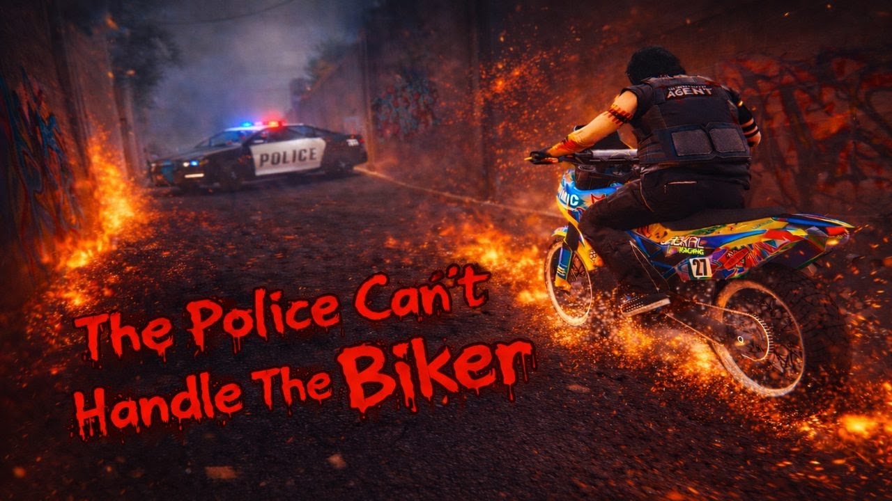 The Police Can’t Handle The Biker | Run N Gun | Montage 👿