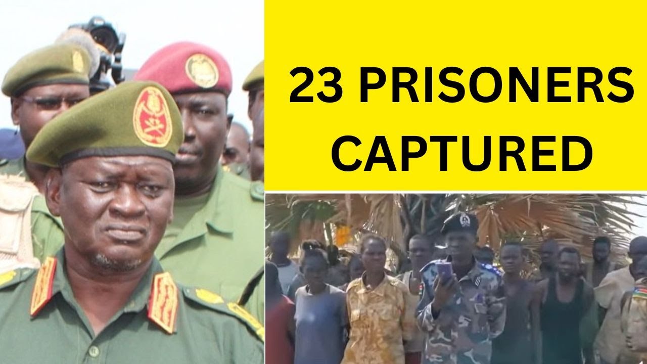 SPLA IO vs Government Forces Pajut Seized and 23 Prisoners Taken