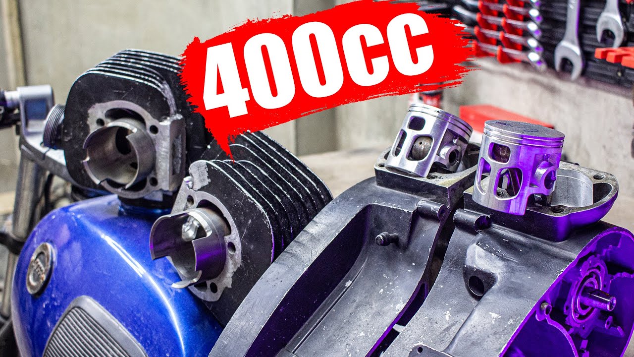 Расточил бешенный ИЖ до 400 кубов!!