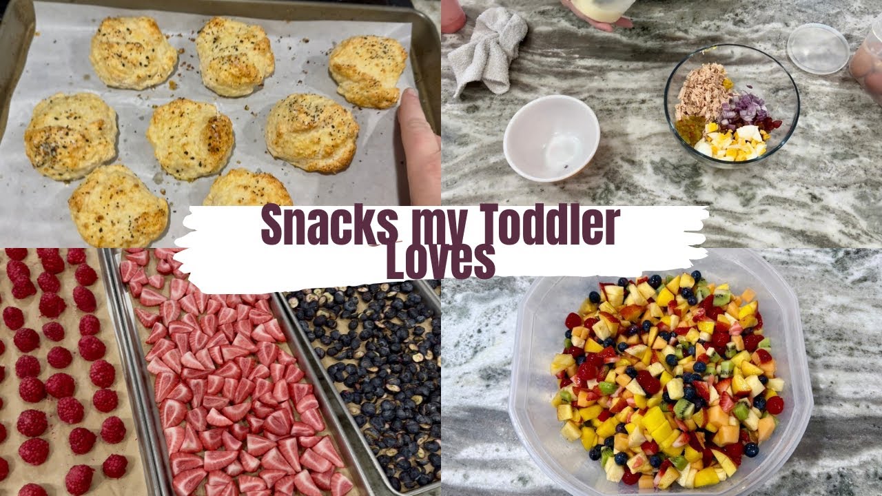 Homemade snacks for my Toddler! He LOVES them!