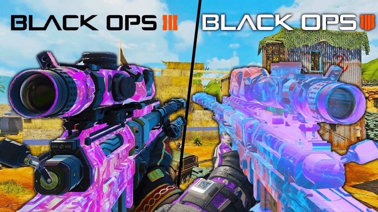 BO4 LOCUS vs BO3 Locus! Bo4 Weapon Comparison (Days of Summer DLC Weapons)