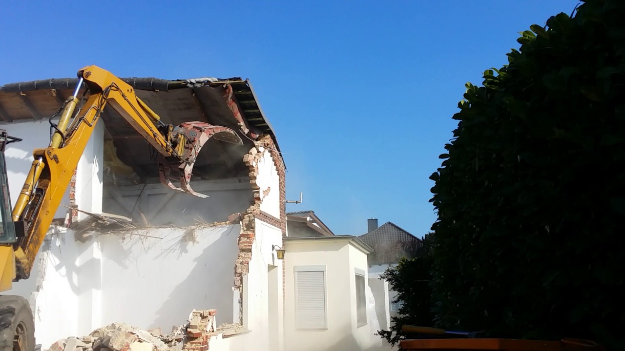 Hydrema 918 beim Abbruch