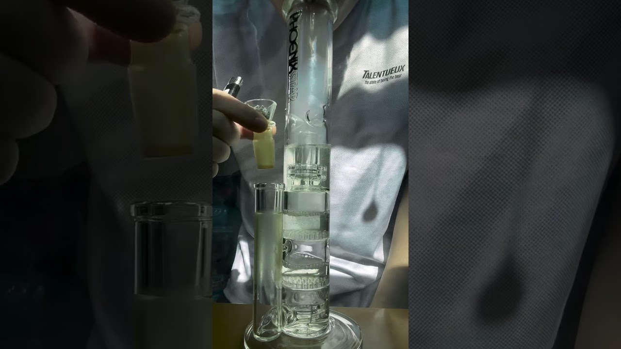 🔥 Phoenix Star 4 Perc Bong in Action 👁️ Filtration Level: MAX #bongguy