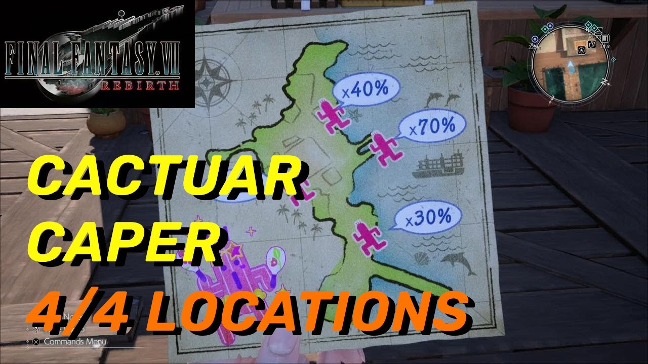 Cactuar Caper - ALL Cactuar Locations | Final Fantasy 7 Rebirth
