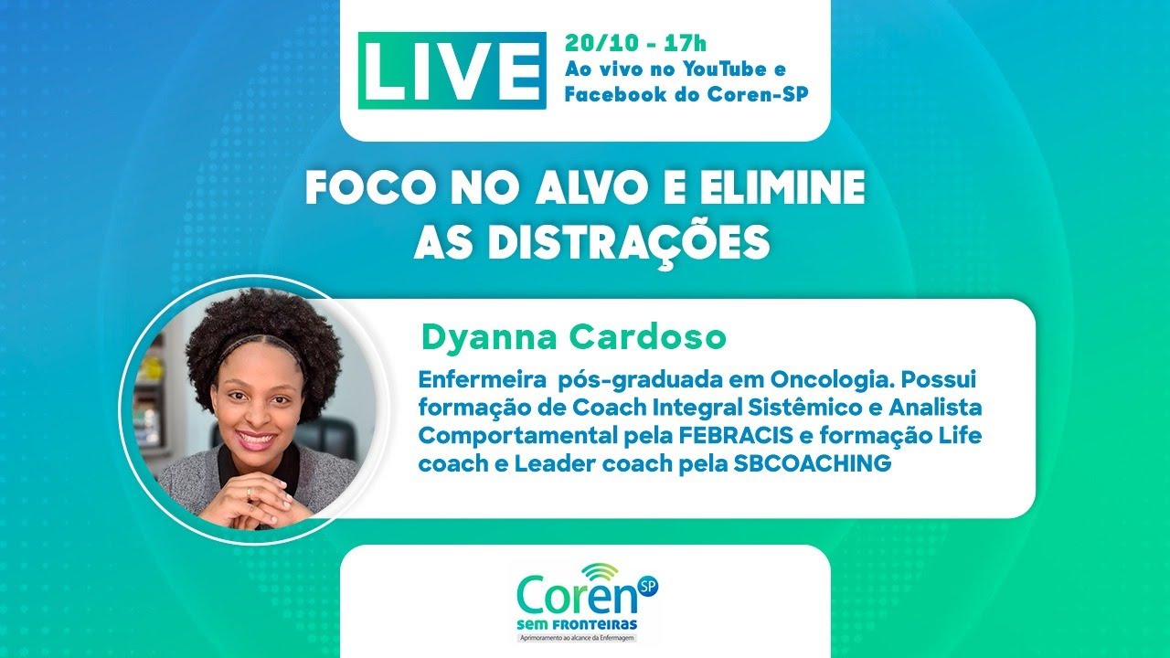 COREN-SP SEM FRONTEIRAS: FOCO NO ALVO E ELIMINE AS DISTRAÇÕES