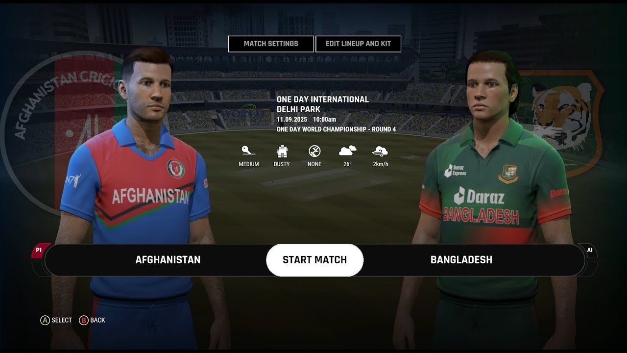 Afghanistan v Bangladesh | 16th ODI World Cup Match | Without any cuts | Cricket 24