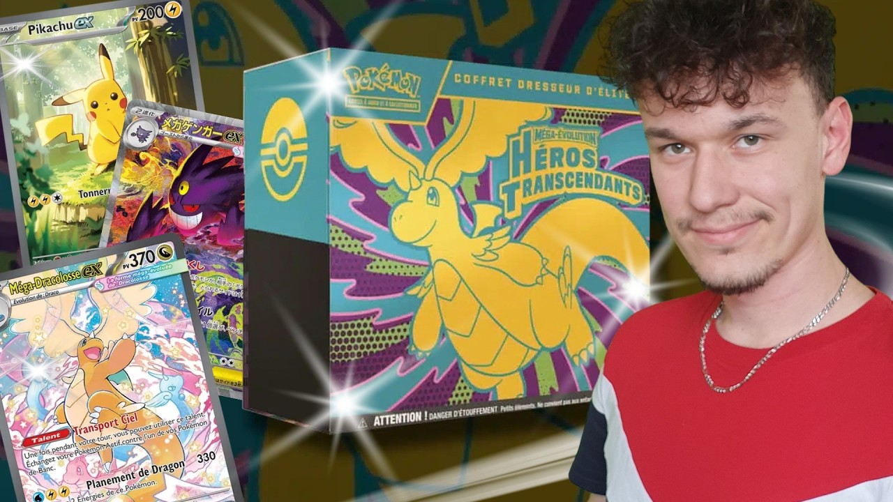 J’ouvre ma TOUTE PREMIÈRE ETB Pokémon ! (Héros Transcendants)