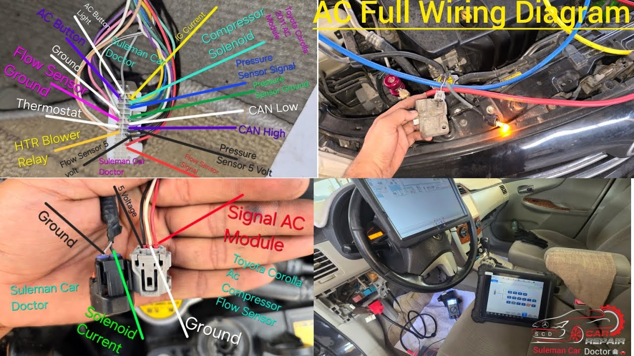 Toyota Corolla 2011 Ac Module Wiring Diagram Ac Compressor Flow Sensor wiring Diagram bypass Class 7