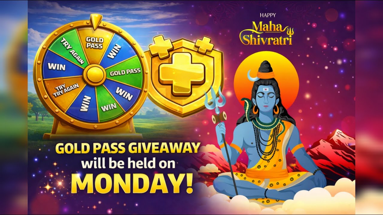 🔴 Mahashivratri LIVE Clash of Clans TH18 | FREE Gold Pass Giveaway Monday| Super Sunday ! #coclive