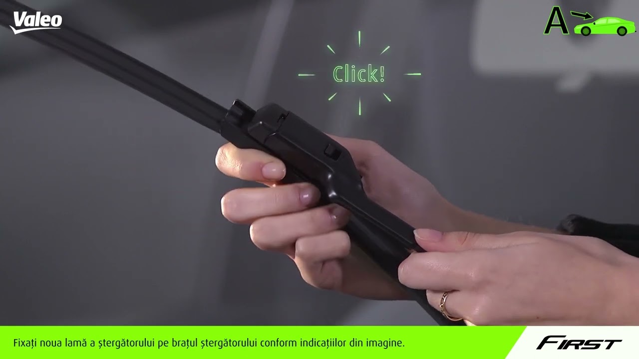 Cum să montați corect ștergătoarele de modelul Valeo First GEN 2V
