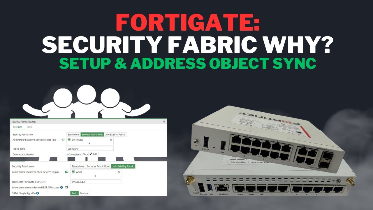 FortiGate: настройка фабрики безопасности и синхронизация политик