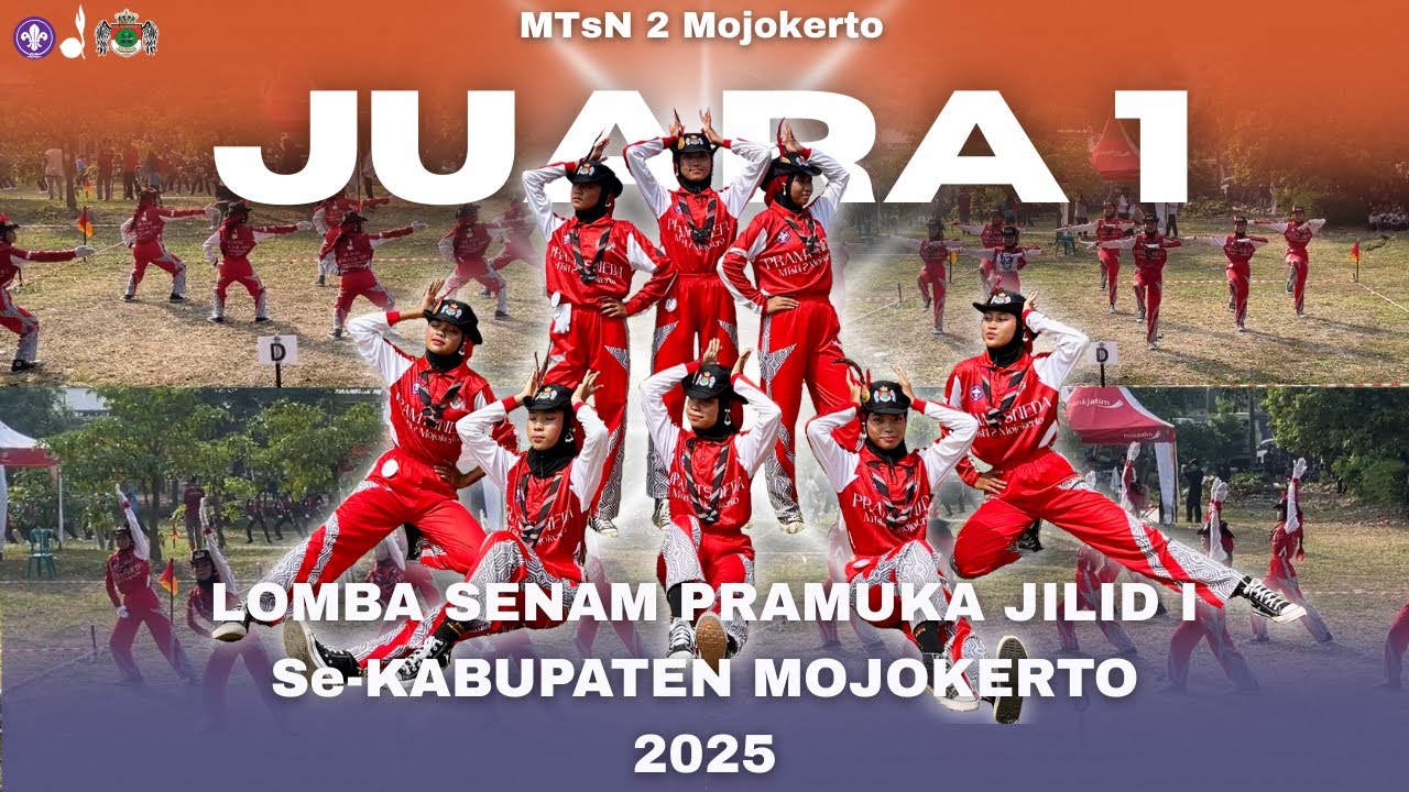 JUARA 1 PUTRI LOMBA SENAM PRAMUKA JILID 1 SE-KABUPATEN MOJOKERTO | KWARCAB MOJOKERTO | 2025