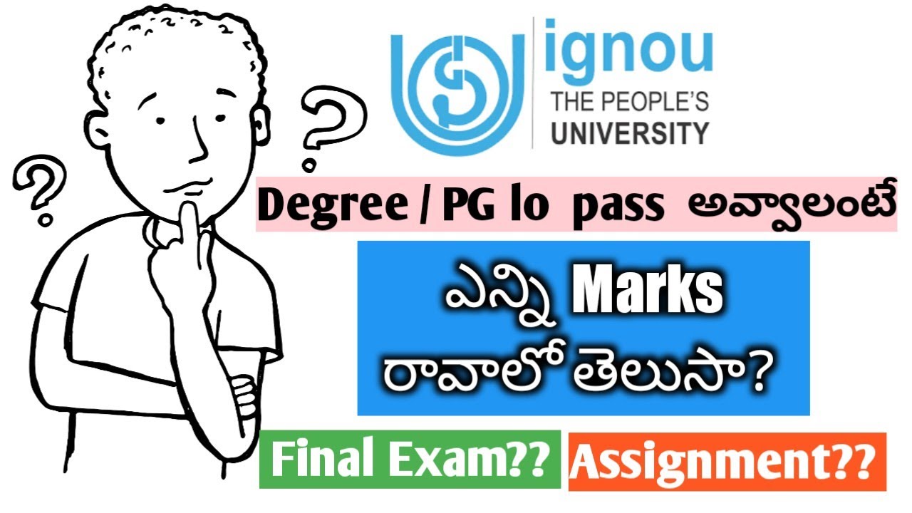 IGNOU Exam TEE assignment passing marks. IGNOU Updates telugu