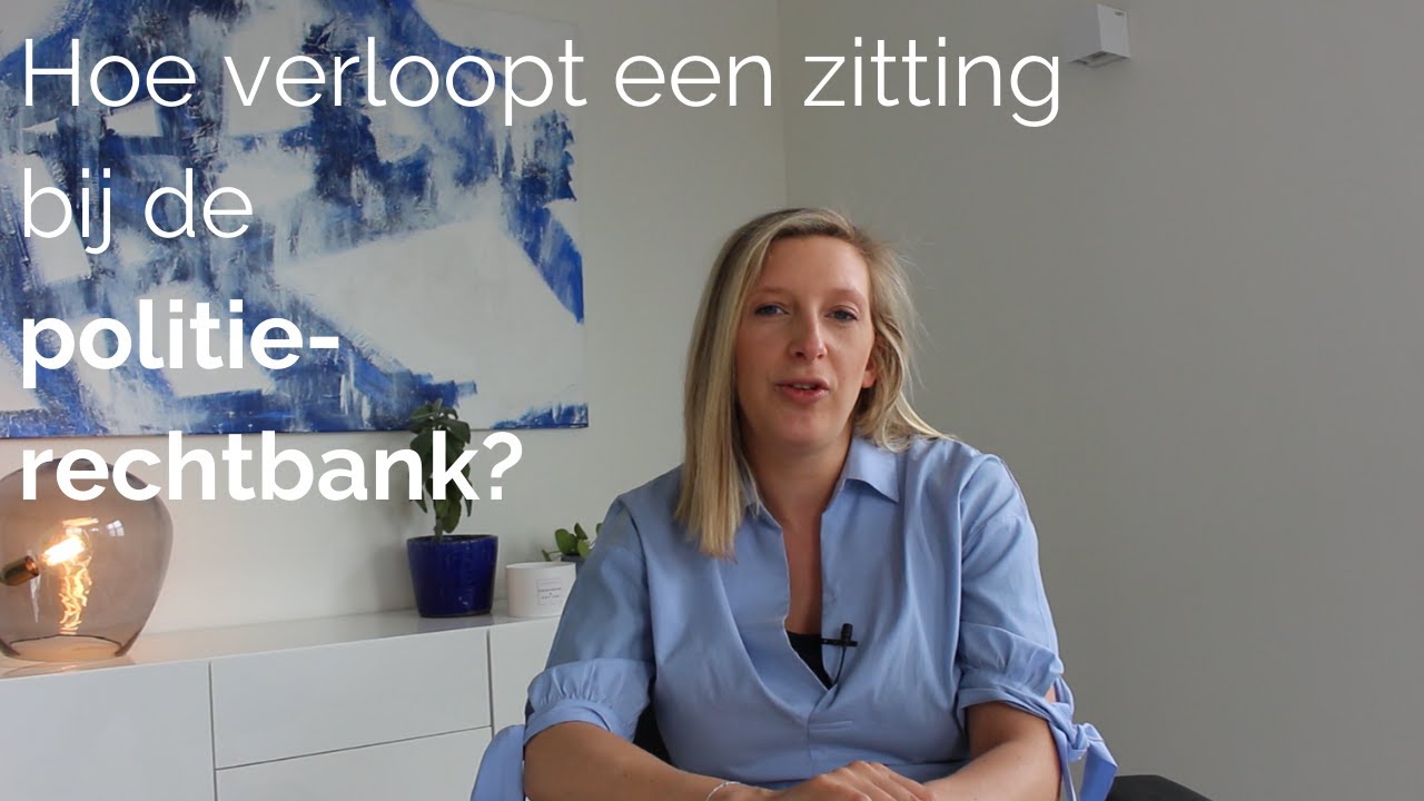 Hoe verloopt een zitting bij de politierechtbank? - VANDERSANDEN VLOGS