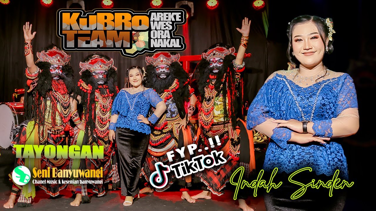 FYP TIKTOK LAGI !! KUBRO TEAM FEAT INDAH SINDEN || TAYONGAN JARANAN BUTO BANYUWANGI PART - 7
