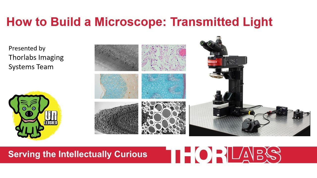How to Build a Microscope: Transmitted Light