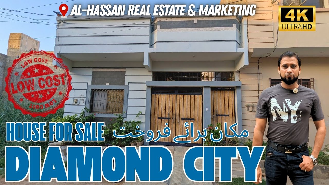 House For Sale in Diamond City near Gulshan e Maymar | Al Hassan Real Estate & Marketing