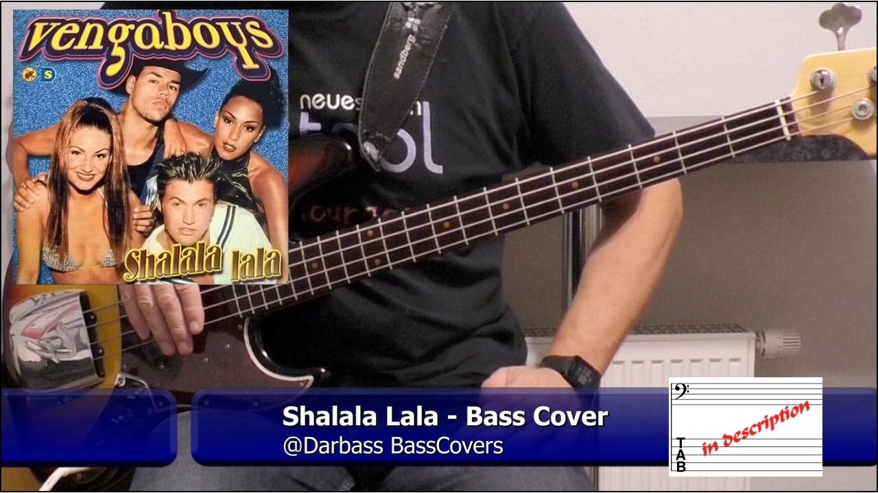 [Vengaboys] Shalala Lala - Bass Cover 🎧 (with chords & lyrics pdf)