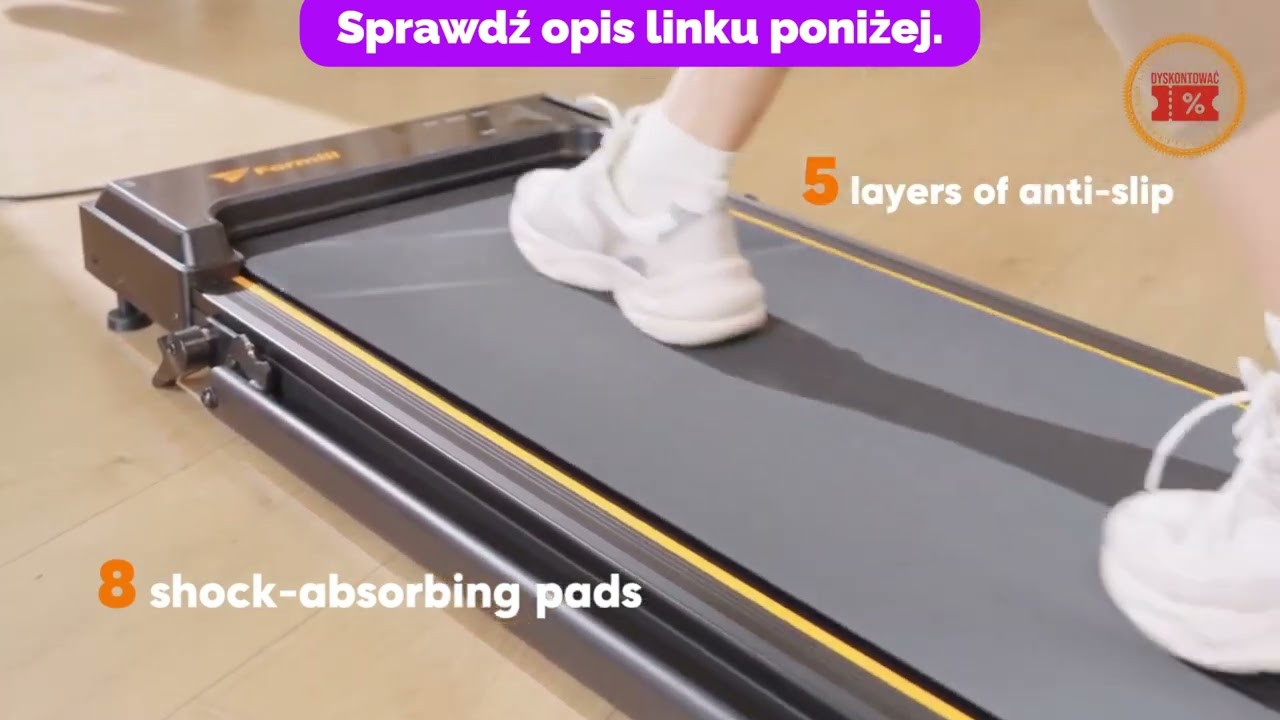 Formill FT51 &ndash; bieżnia elektryczna 2 w 1 do domu