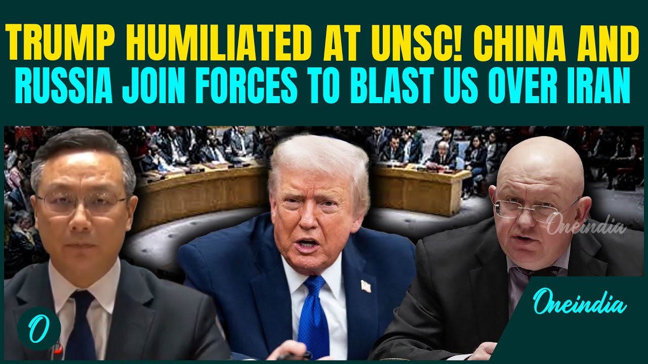 China-Russia GANG UP On US Over Iran Attack THREATS; THRASH Trump| BIG WAR Erupts at UNSC | Iran War