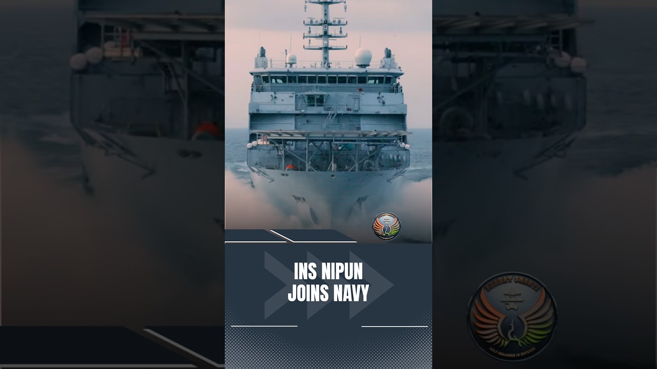 ВМС Индии приняли на вооружение второе судно обеспечения водолазных работ &laquo;Nipun&raquo; | #shorts #флот...