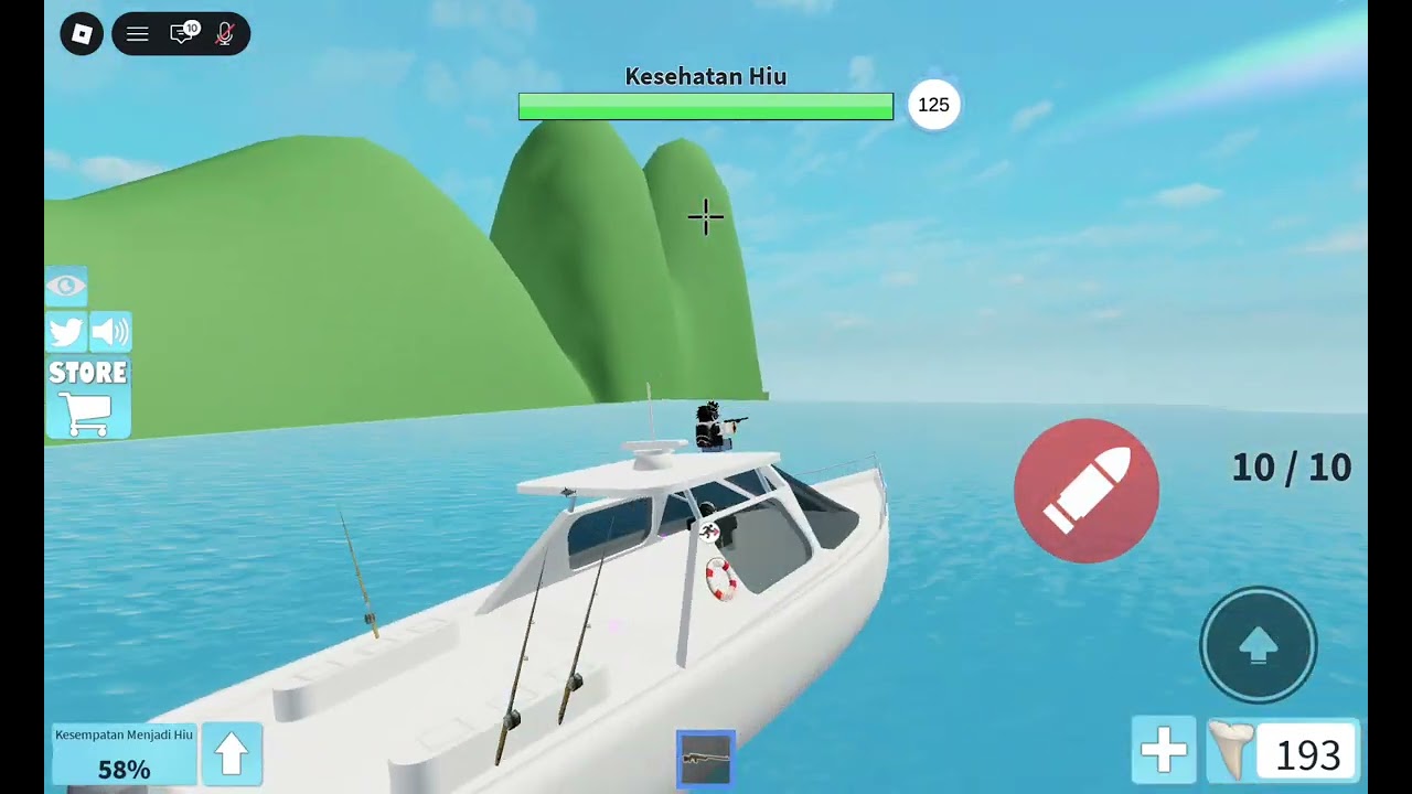 Main geme shark bite