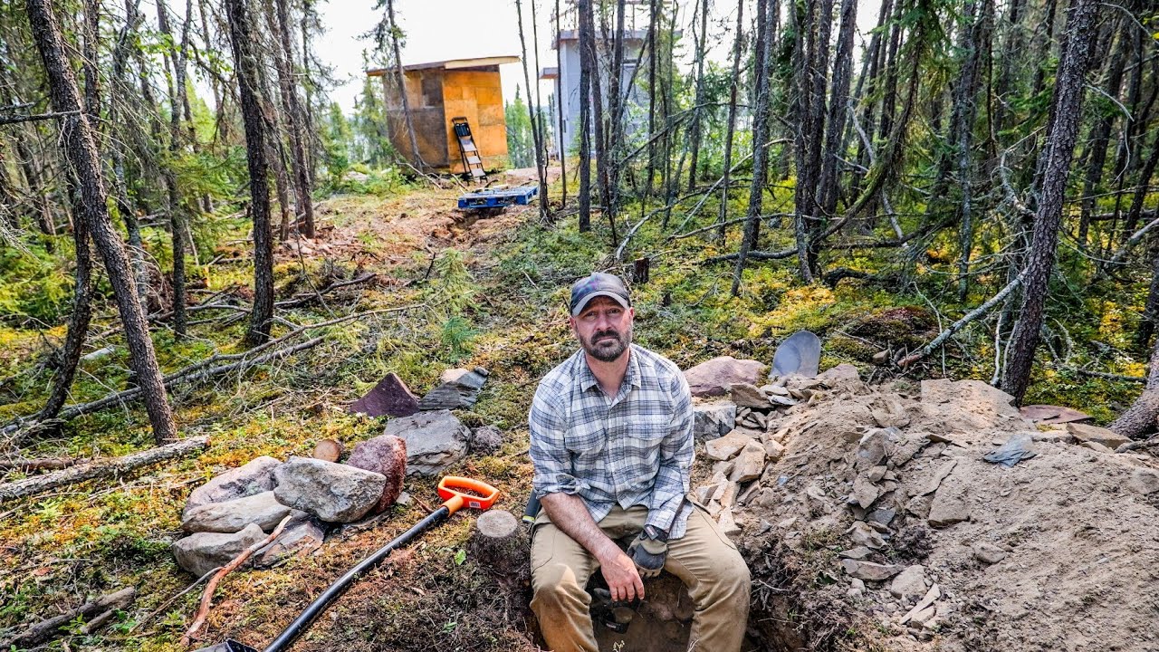 4 DAYS ALONE IN A CABIN. OUTHOUSE H3LLHOLE