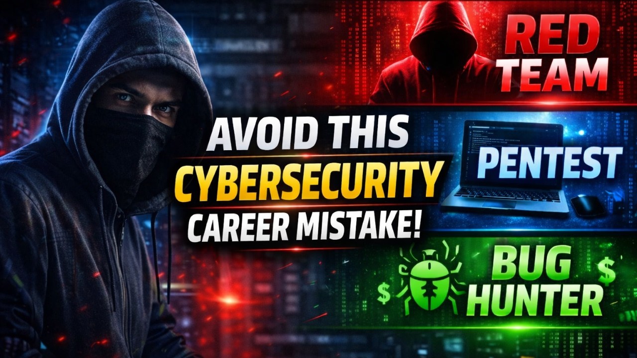 Red Team vs Pentest vs Bug Hunting – Cybersecurity Career Guide 2026