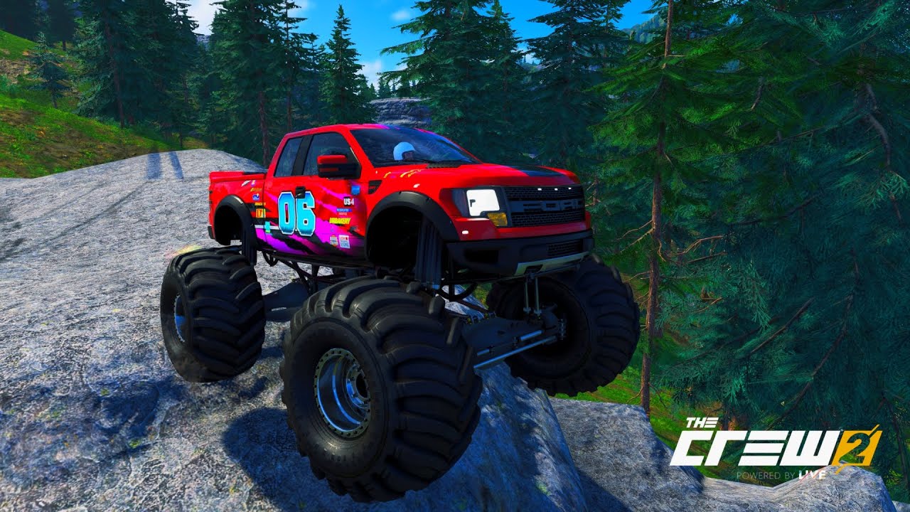 La mejor MONSTER TRUCK FORD RAPTOR POR MONTAÑAS! | The Crew 2