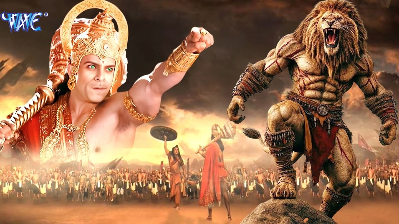 सेना में मची भगदड़ ? आया भयानक राक्षस | Sankat Mochan Mahabali Hanuman