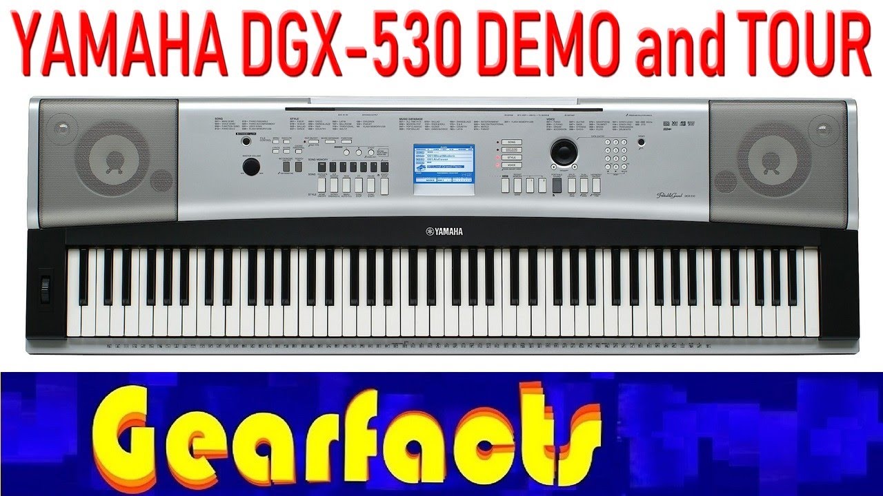 НАСТОЯЩАЯ демоверсия Yamaha DGX-530 :)
