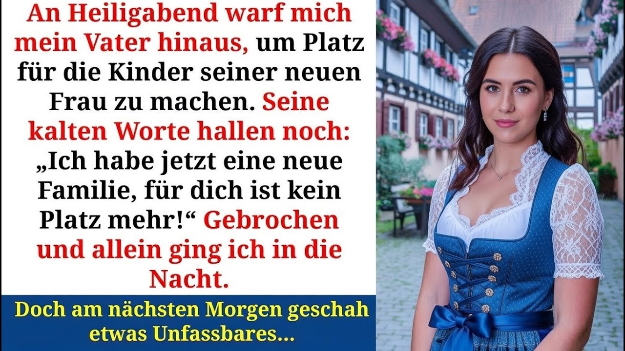 Mein Vater warf mich an Heiligabend raus – doch am nächsten Morgen geschah DAS