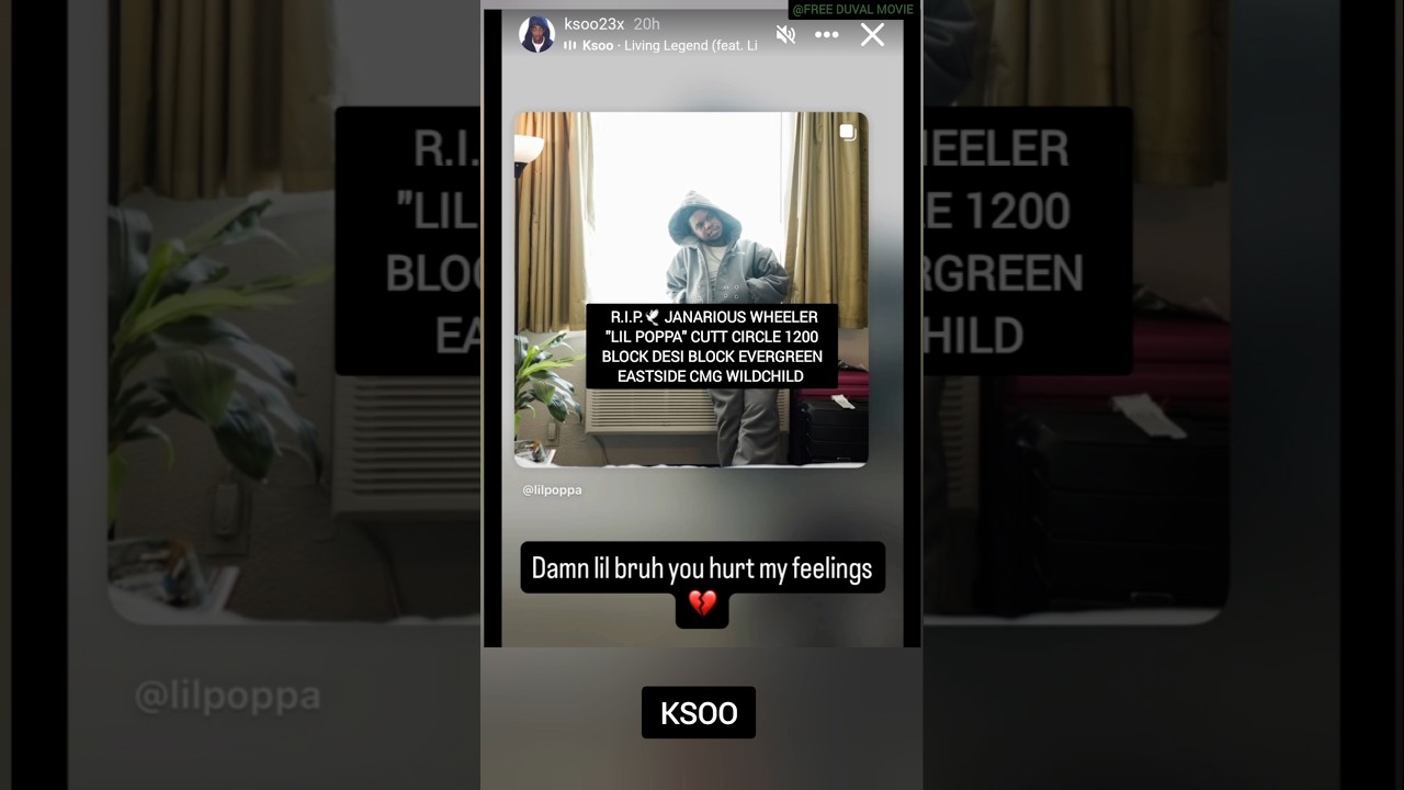 Ksoo In Jail But Still Showing Luv & Made A Post To His Friend R.I.P.🕊 Janarious Wheeler 