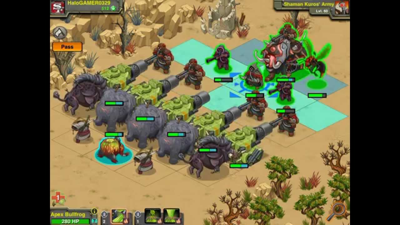 Battle Nations - Boss Strike gameplay