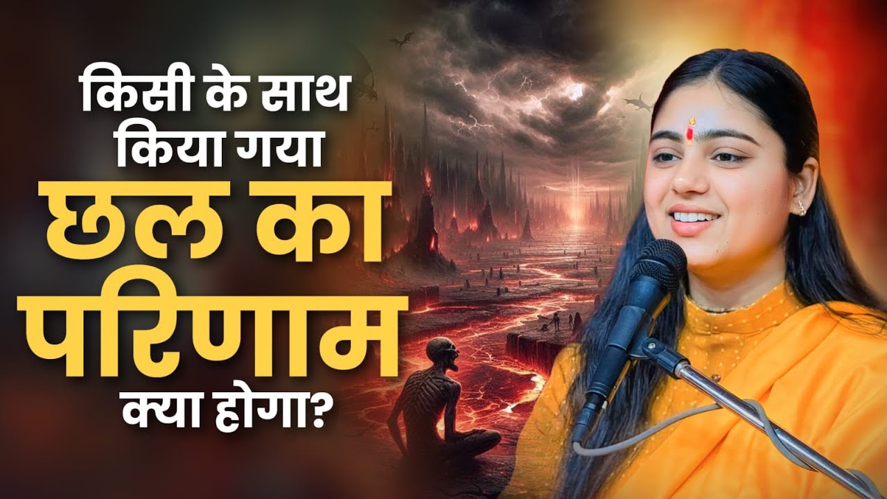 किसी के भी साथ अगर छल करोगे तो उसका क्या परिणाम होगा देख लो || Pujya Aradhana Devi Ji 
