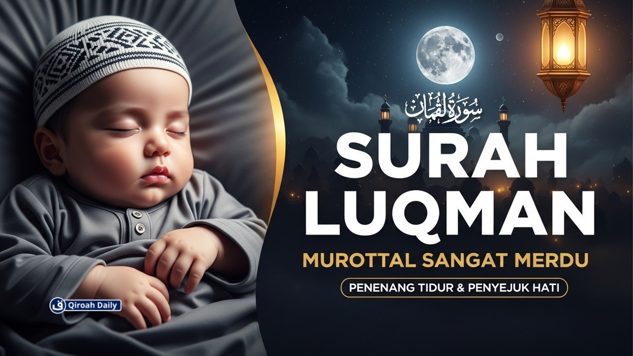 MUROTTAL AL-QURAN MERDU | SURAH LUQMAN MERDU SUARA LEMBUT PENYEJUK HATI DAN PIKIRAN ⁨ @qiroahdaily