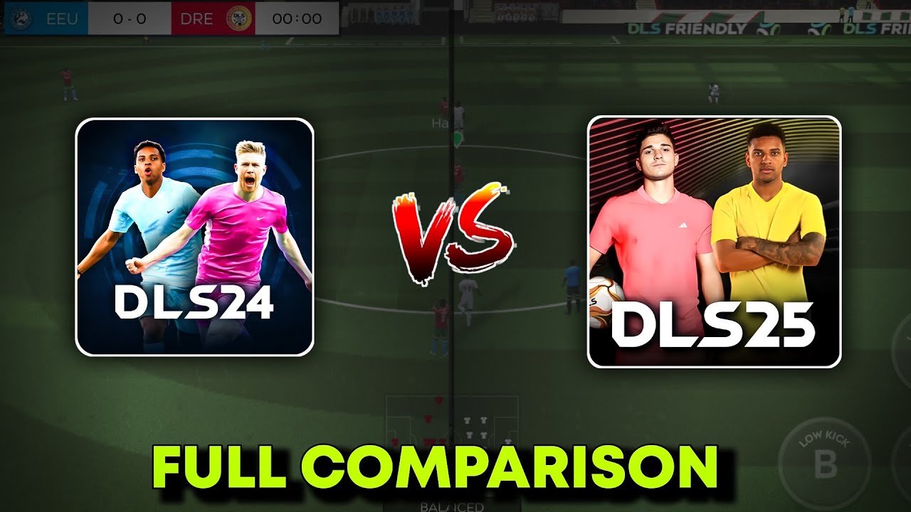 DLS 25 VS DLS 24 Full Comparison | Dream League Soccer 2025
