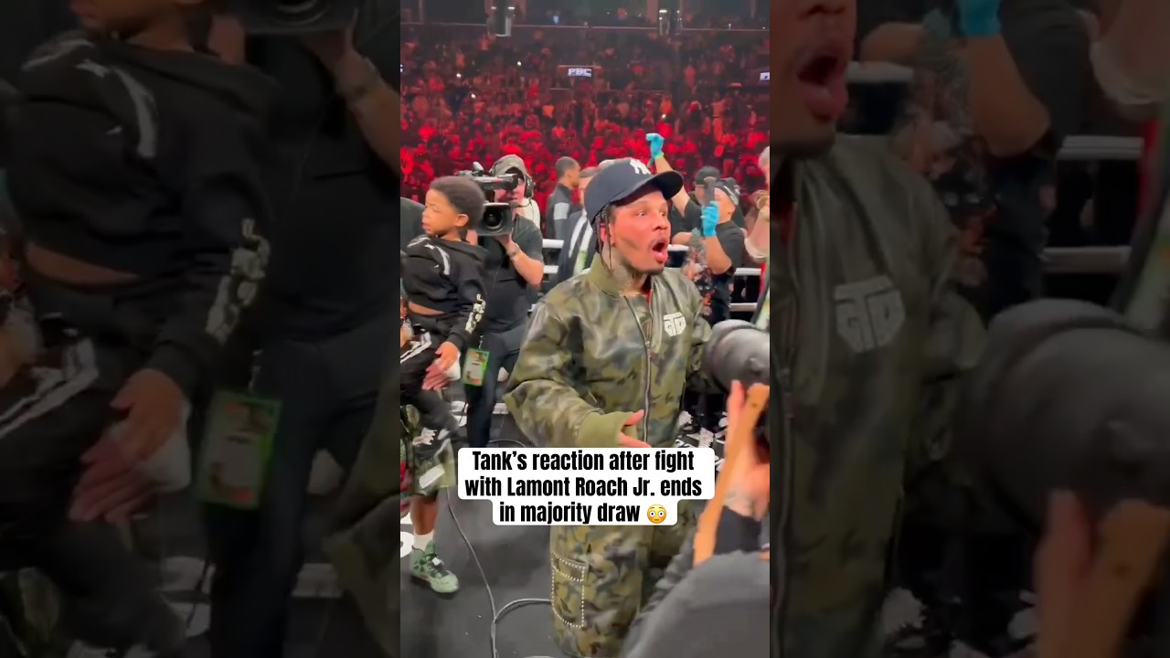 Gervonta Davis couldn&rsquo;t believe the result of his fight 👀 (via @PremierBoxingChampions)