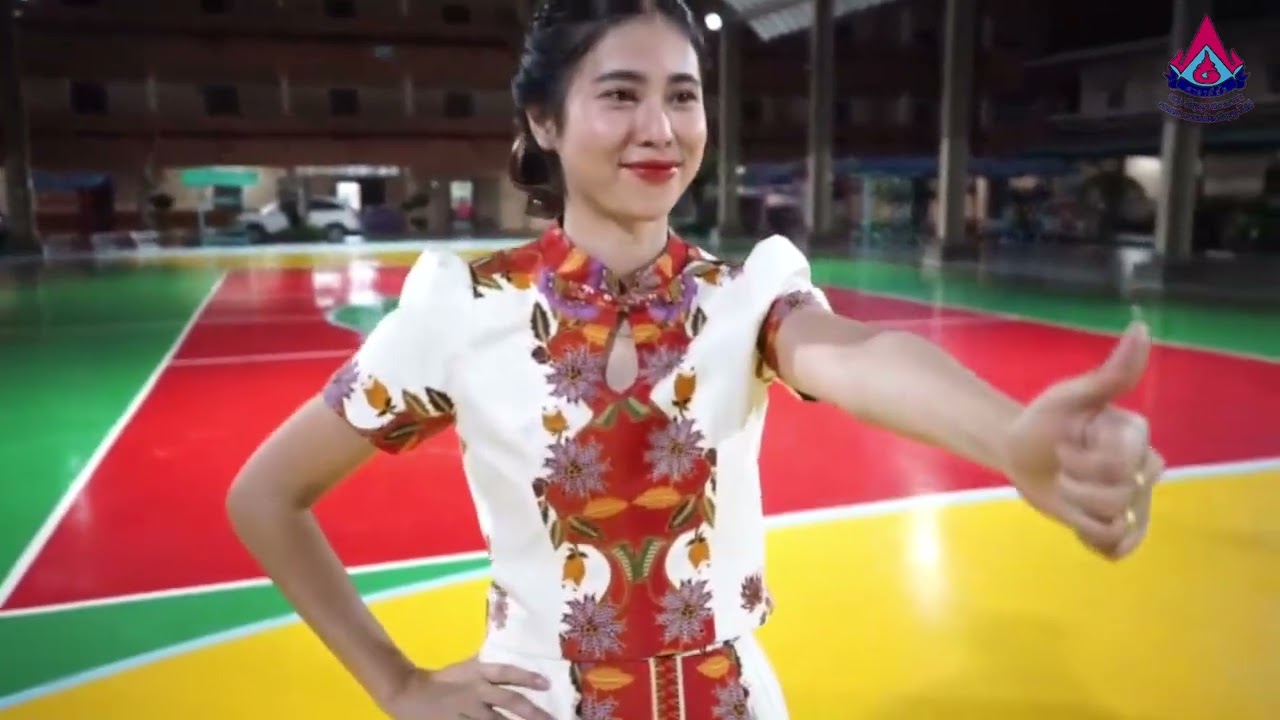 รำวงมหาดไทย คณะผู้บริหาร คุณครู โรงเรียนเทศบาลวัดศาลามีชัย