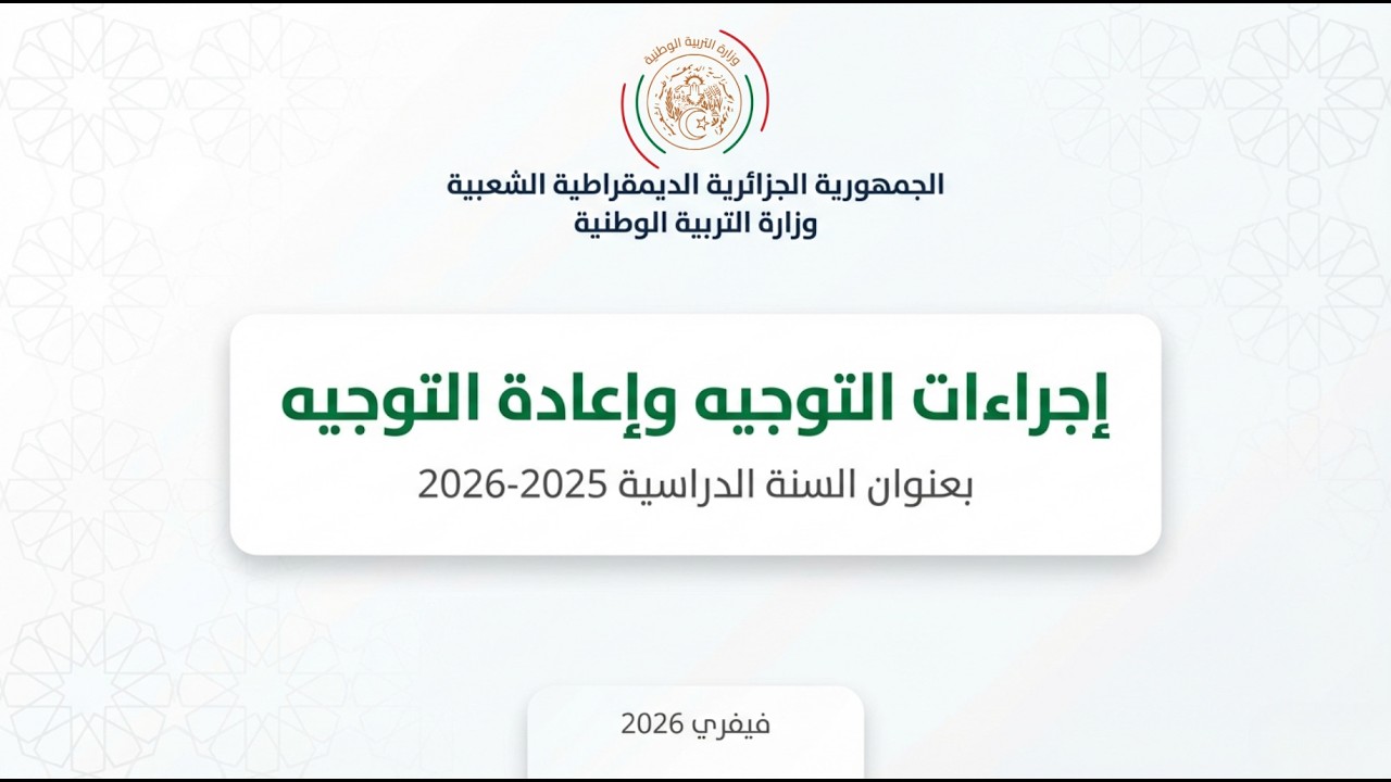 إجرءات النوجيه