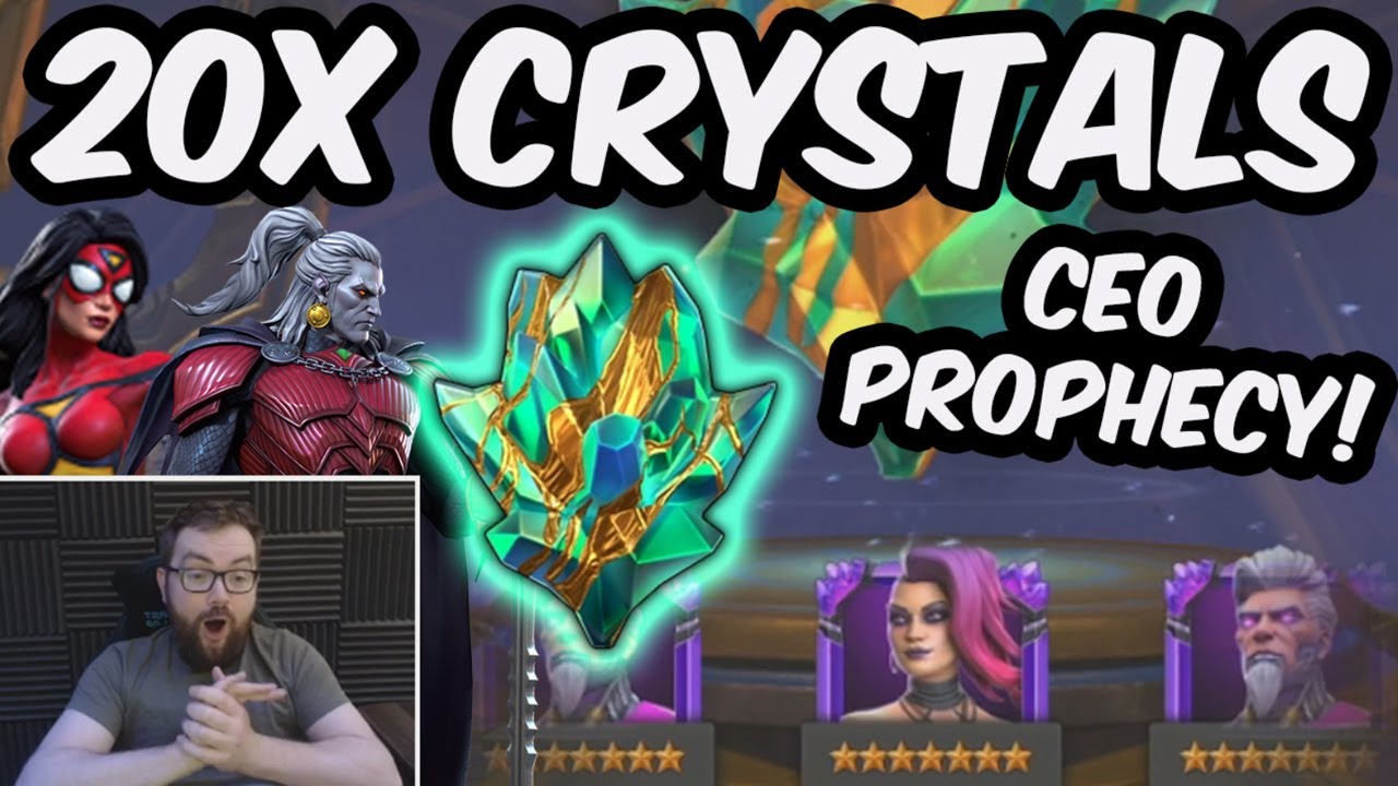 20x 7 Star Titan Crystal Opening - CEO PROPHECY FULFILLED?!?!? - Marvel Contest of Champions