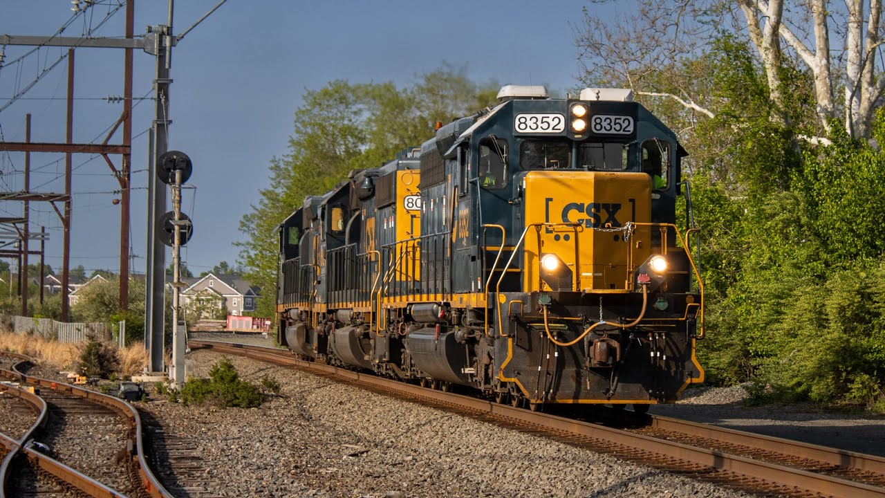 Freight Trains on the CSX Trenton Sub - Part One