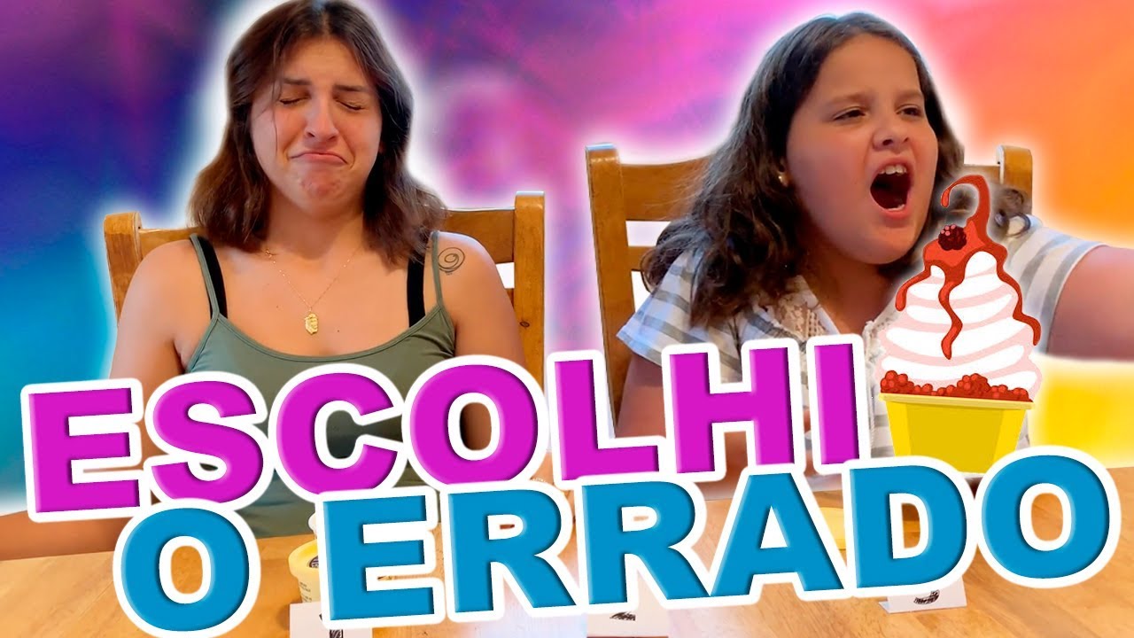 DESAFIO NÃO ESCOLHA O SORVETE ERRADO