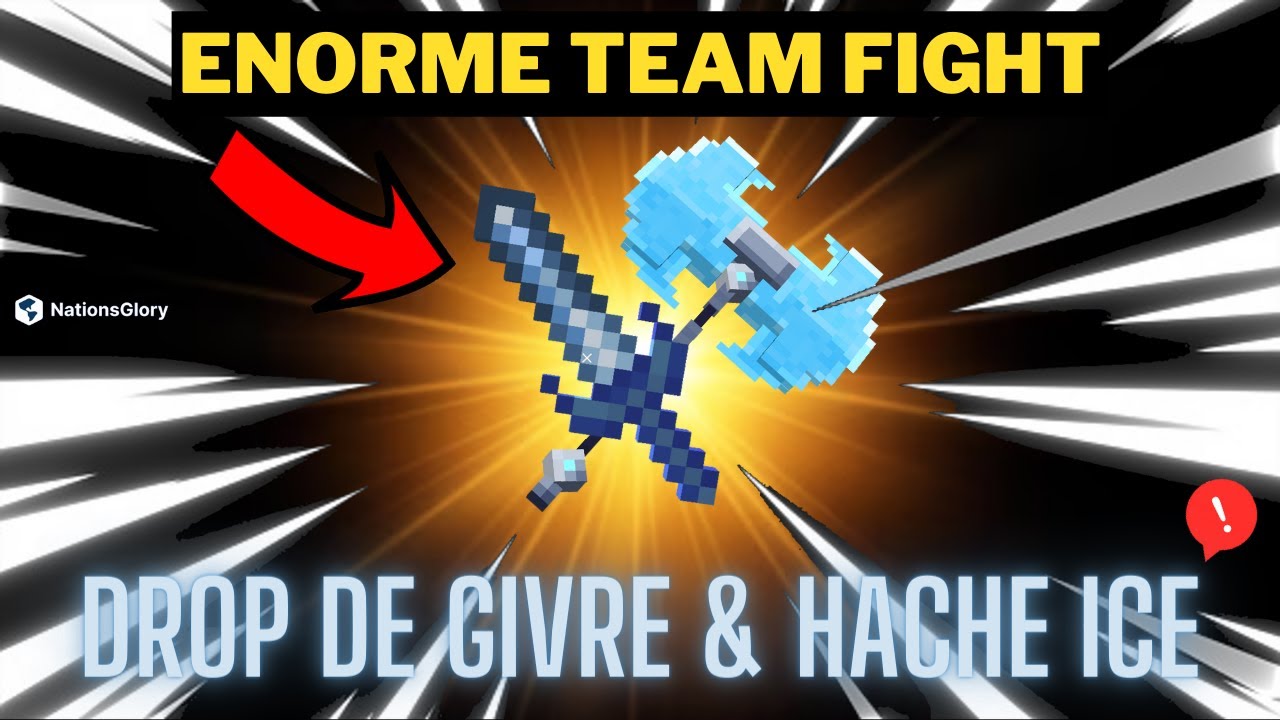 NATIONSGLORY, DROP DE GIVRE & HACHE ICE PENDANT UN GROS TEAM FIGHT, EBT VS HORDE [BLUE]