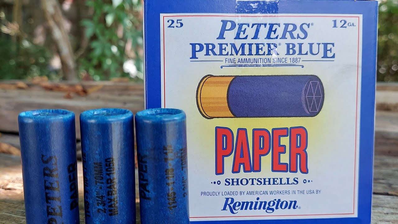 Бумажные патроны для дробовика - Peters Premier Blue Shotshells