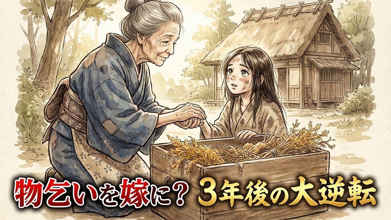 【感動】物乞いを嫁にした姑の決断。3年後に起きた「黄金の奇跡」