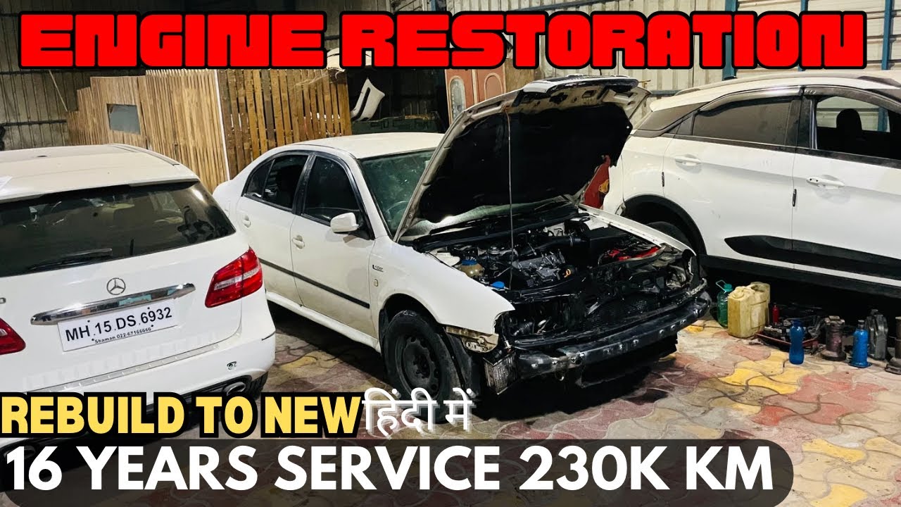Skoda 1.9 tdi engine rebuild like new | Octavia 1.9 tdi engine restoration | Engine chemical wash