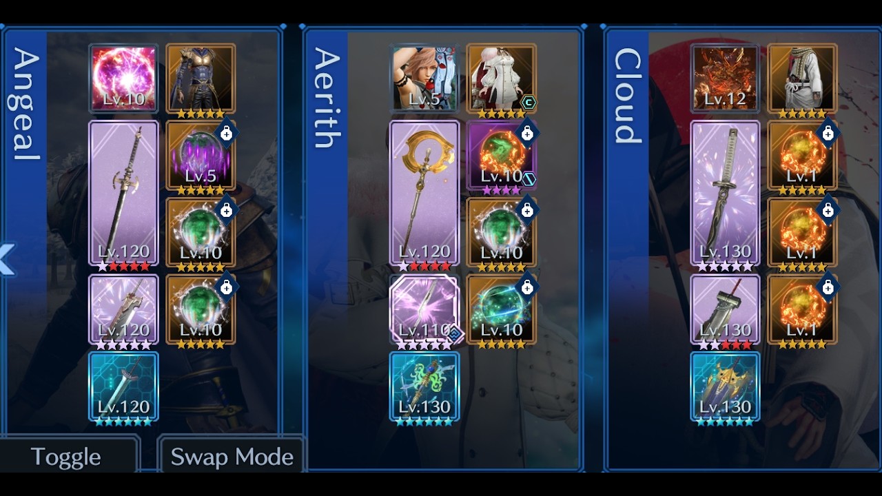 [FF7 Ever Crisis]: Battle Ranking Solo Gallanbalor Acana: How clear easly lvl300 ?