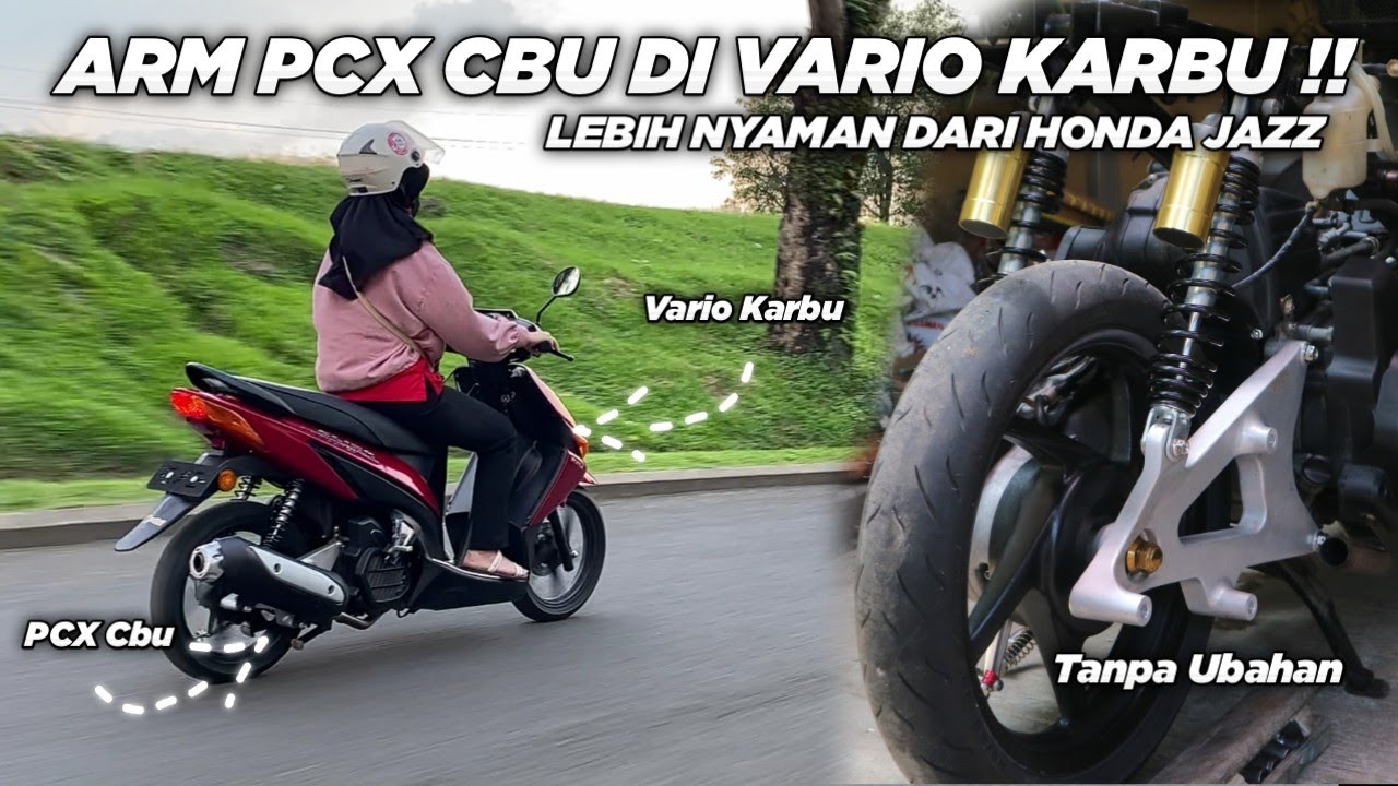 Vario Double Shock Belakang Pakai Arm PCX CBU || Bisa PNP❓